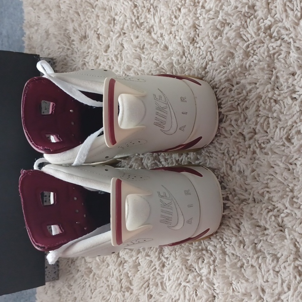 Air Jordan 6 Retro Size 8 Off White/ Maroon GUC - Picture 4 of 14